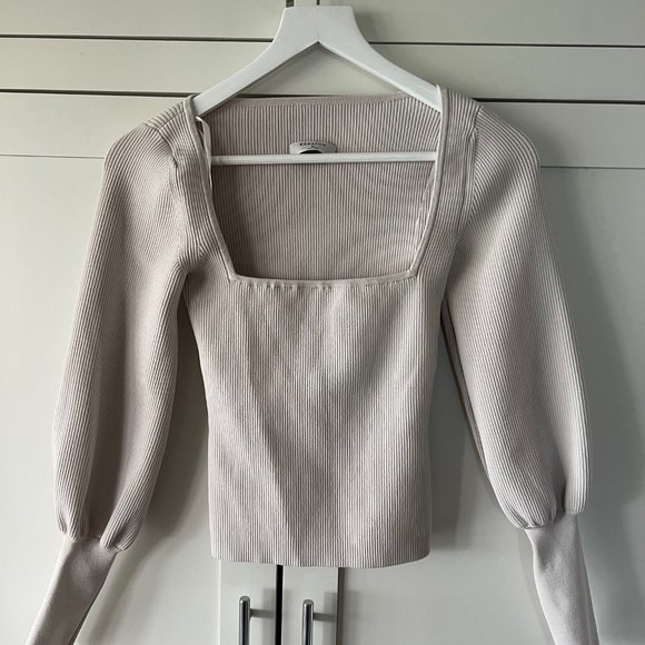 Aritzia Tops - Aritzia Square Neck Blouse NWOT